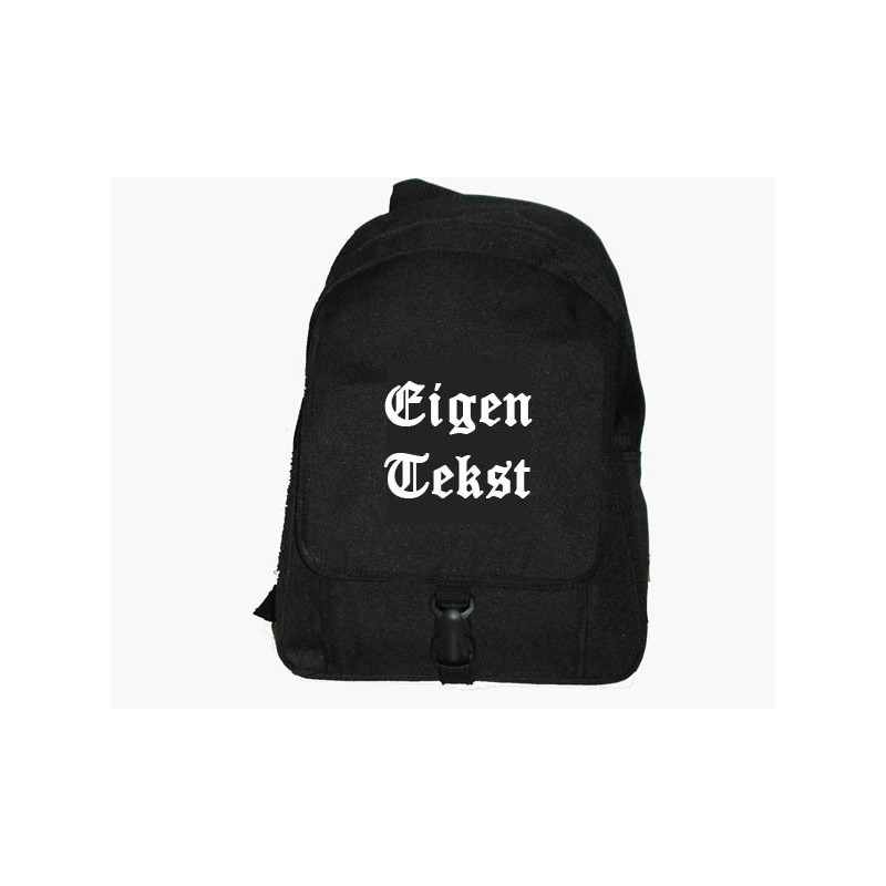 Rugzak Eigen Tekst