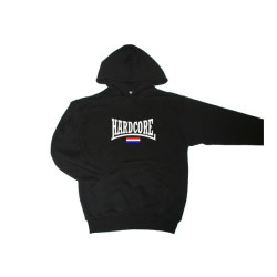 (9e)Hooded Hardcore logo nl vlag