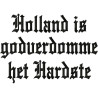 Sweater Holland is godverdomme het hardste (wit)