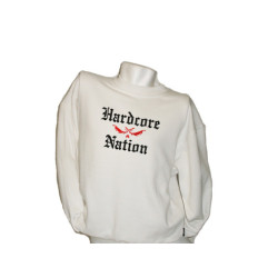 Sweater Hardcore Nation Eyes (wit)