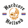 Sweater Hardcore Holland Skull(wit)