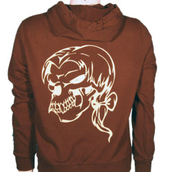 Ladies Hooded Sweat Psychobitch