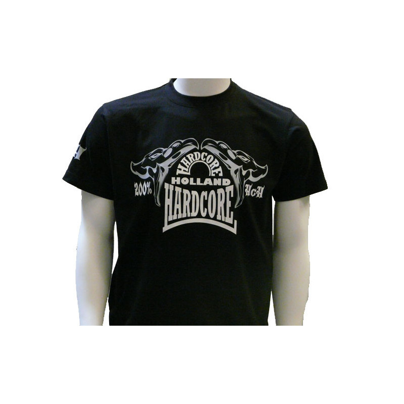 T-shirt 200% Hardcore